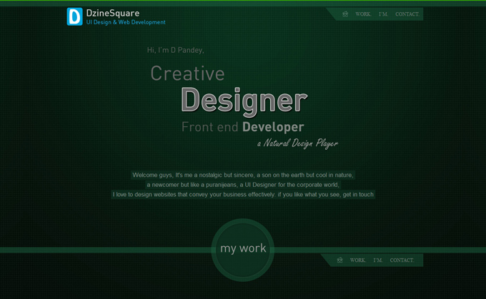 The Dzine Square 50 Top Designs Of Green Websites