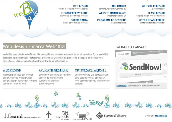 Web design - marca Web4Biz!