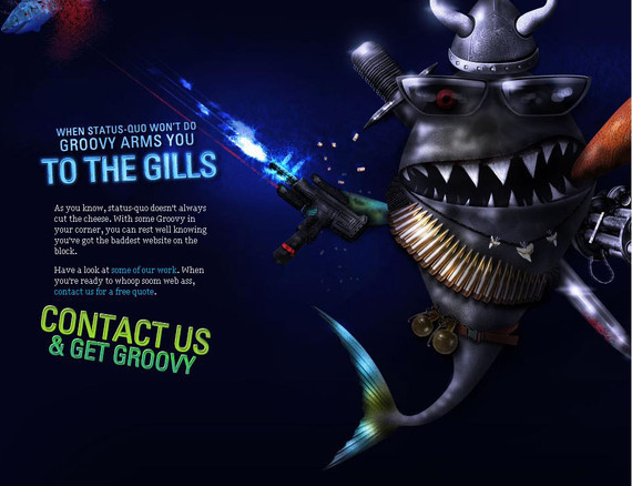 Groovy web design