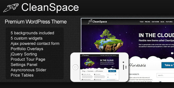 cleanspace 60 Awesome Wordpress Themes of February 2012