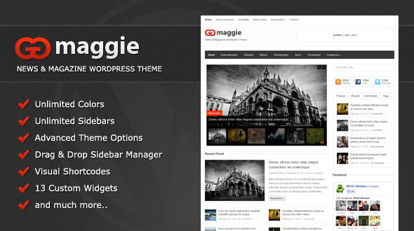 maggie 60 Awesome Wordpress Themes of February 2012