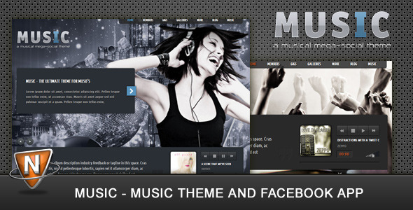 music 60 Awesome Wordpress Themes of February 2012