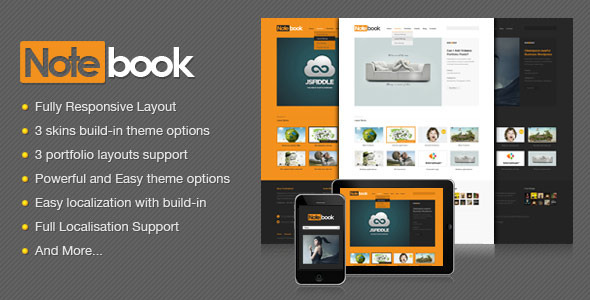 notebook 60 Awesome Wordpress Themes of February 2012