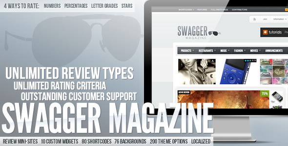 swag mag 60 Awesome Wordpress Themes of February 2012