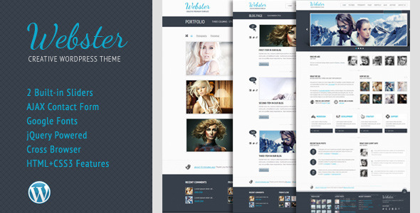 webster 60 Awesome Wordpress Themes of February 2012