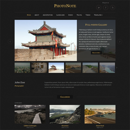 143 40 Beautiful Gallery Wordpress Themes to Insprite You