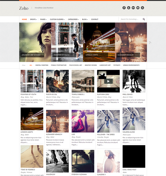 162 40 Beautiful Gallery Wordpress Themes to Insprite You