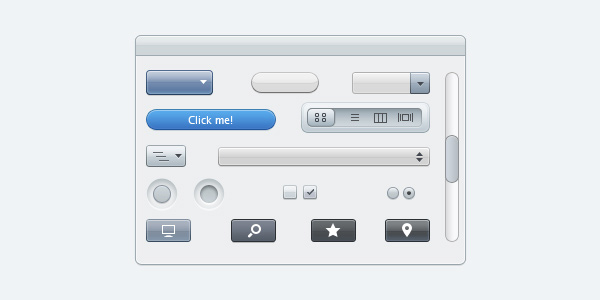 Apple Styled UI Elements 