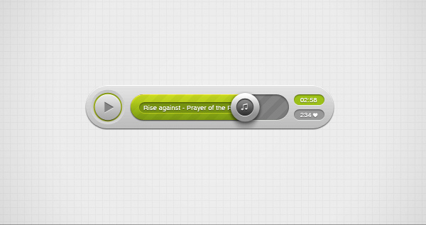 Audio Player PSD 