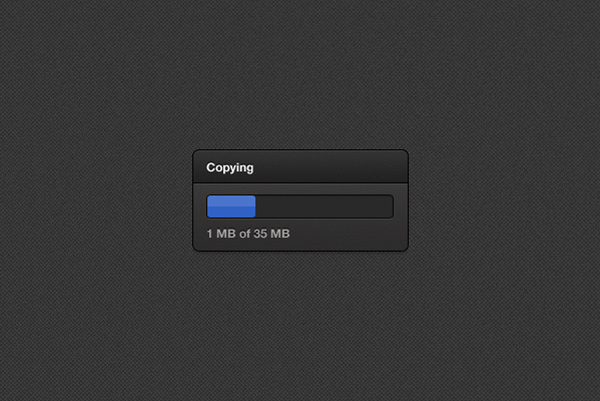 Dark Loading Bar – UI Element 