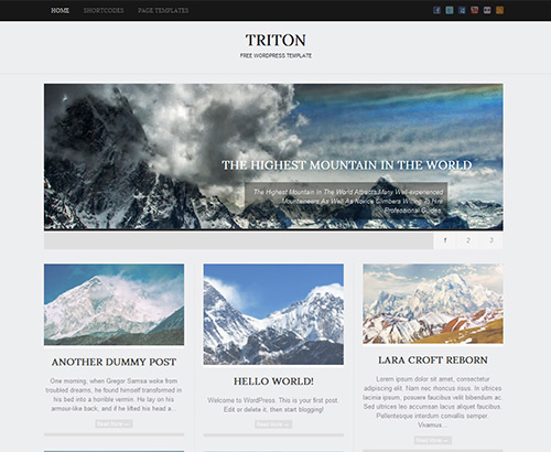 instantShift - New High-Quality Free WordPress Themes