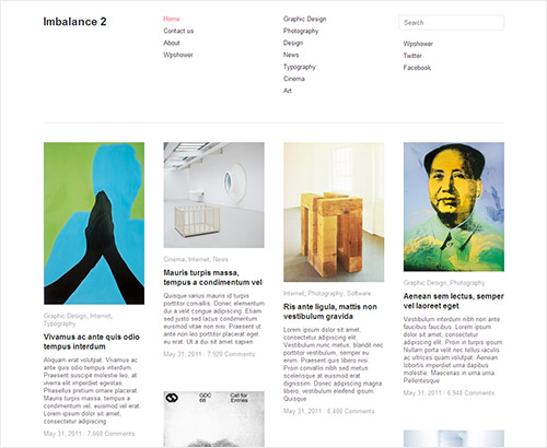 instantShift - New High-Quality Free WordPress Themes