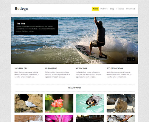 instantShift - New High-Quality Free WordPress Themes