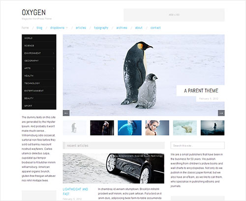 instantShift - New High-Quality Free WordPress Themes