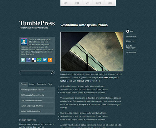 instantShift - New High-Quality Free WordPress Themes