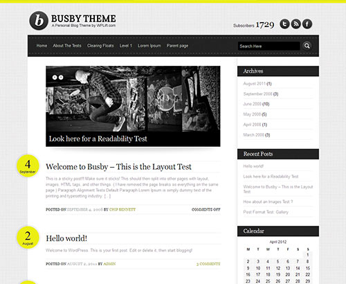 instantShift - New High-Quality Free WordPress Themes