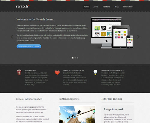 instantShift - New High-Quality Free WordPress Themes
