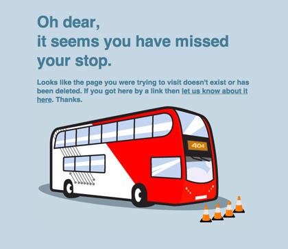 Creative 404 Page Designs