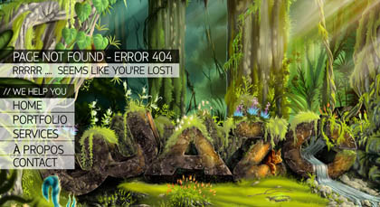 Creative 404 Page Designs