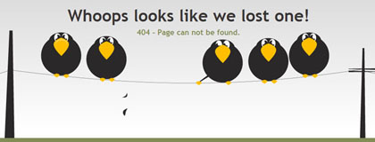 Creative 404 Page Designs