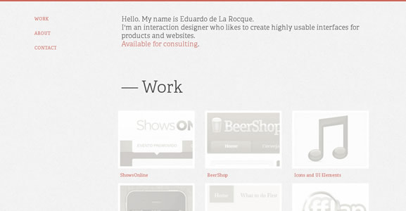 Eduardo de La Rocque: Interaction Designer