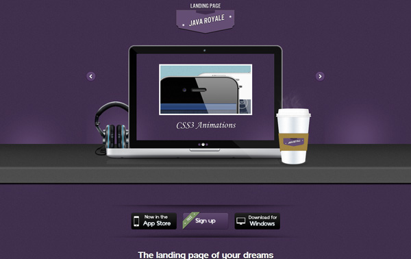 Java Royale - Professional Landing Page