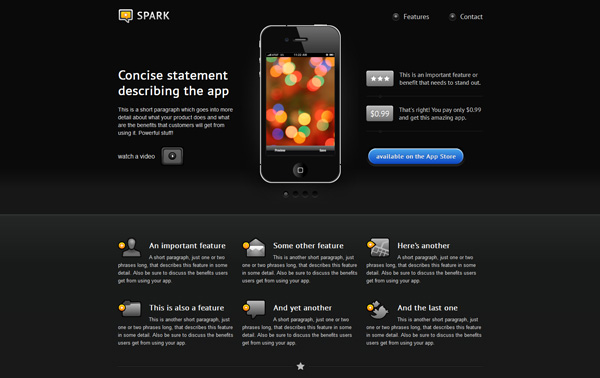 Spark - The Perfect Landing Page