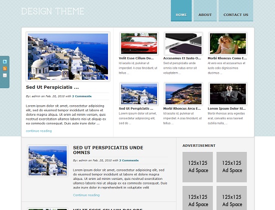 Design 35 Free and Professional looking WordPress Themes