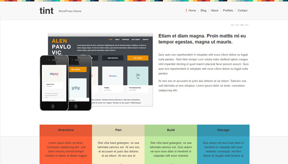 tint 35 Impressive Wordpress Themes of April 2012