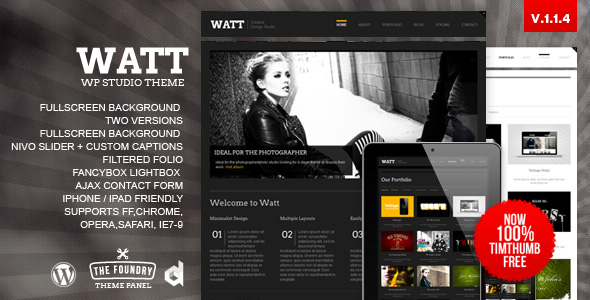 watt 35 Impressive Wordpress Themes of April 2012