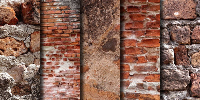 Old brick wall textures