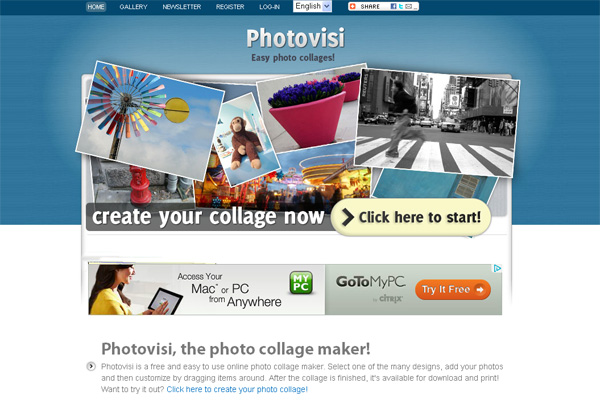 Online photo editing tool