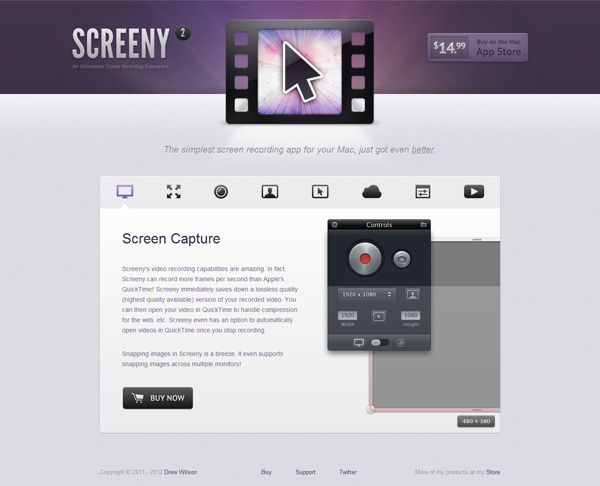 screeny 30+ Fresh and Popular Web Application Websites