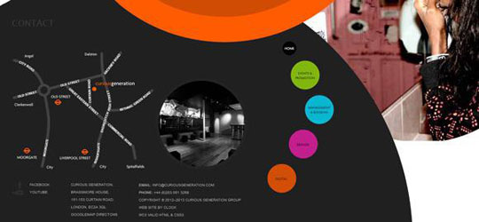 21.website footer design