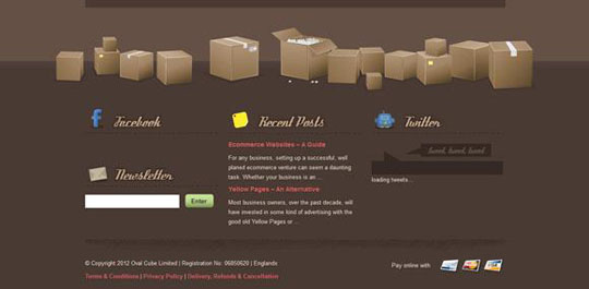 26.website footer design