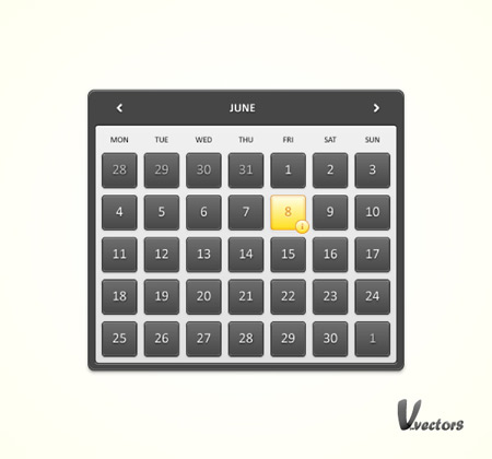 Calendar-widget-adobe-illustrator-tutorials