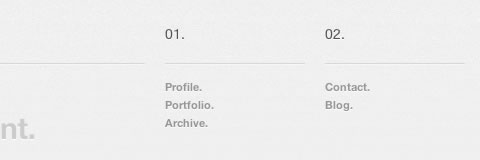 20 Examples of Minimal Style Navigation Menus in Web Design