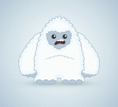 Yeti-character-adobe-illustrator-tutorials