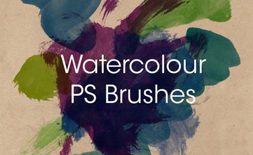 ink and watercolor photoshop brushes