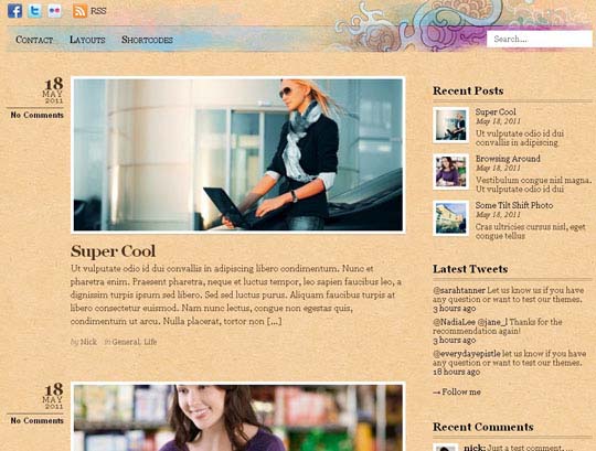 free wordpress themes 2012