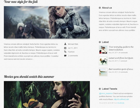 free wordpress themes 2012