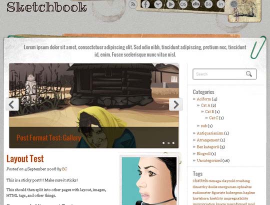 free wordpress themes 2012