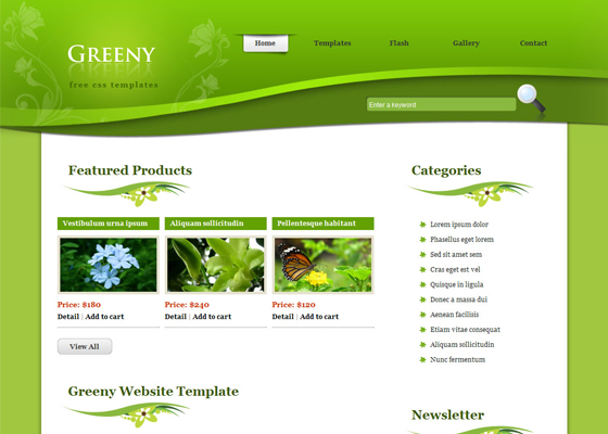 Free Psd Website templates