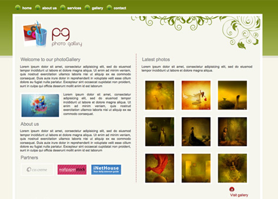 Free Psd Website templates