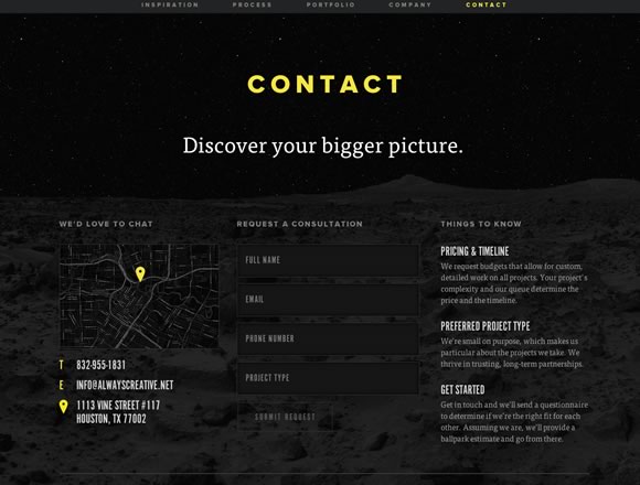 21 Inspiring Contact Pages