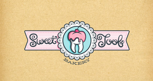 Sweet Toof bakery identity