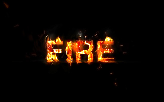 Create Awesome Particle Flame Text Effect in Photoshop