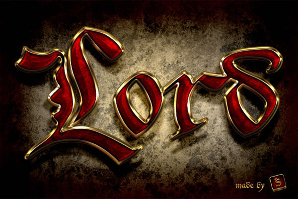 Create a Royal Gold Text Effect in Photoshop Using Layer Styles