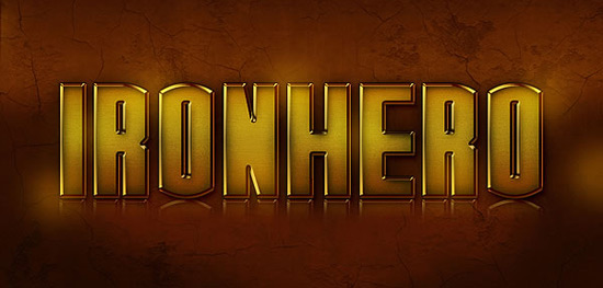 Quick Tip: Create an “IronHero” Text Effect in Photoshop