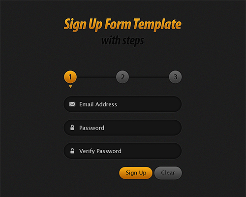 instantShift - Beautiful Free Sign-In and Sign-Up PSD Designs